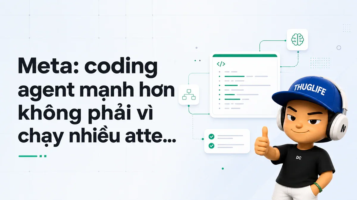 Meta: coding agent mạnh hơn không phải vì chạy nhiều attempt hơn, mà vì biết ghi nhớ attempt tốt hơn