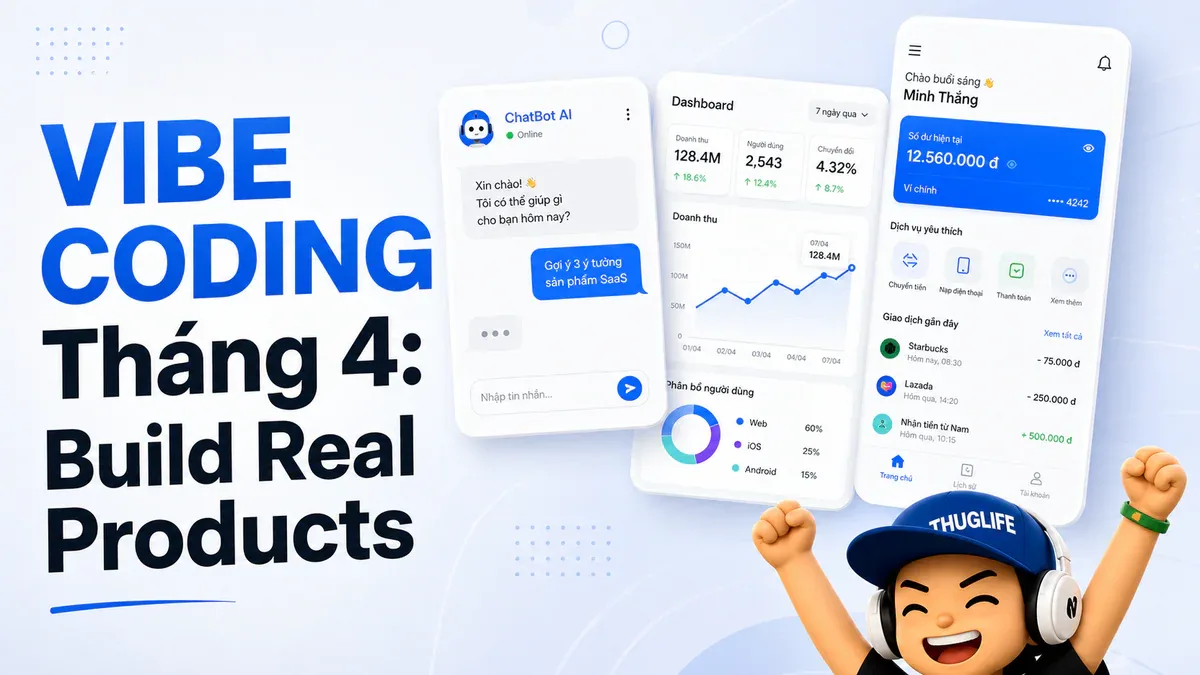 Lộ trình Vibe Coding 6 tháng - P4: Xây dựng sản phẩm thật và bảo mật