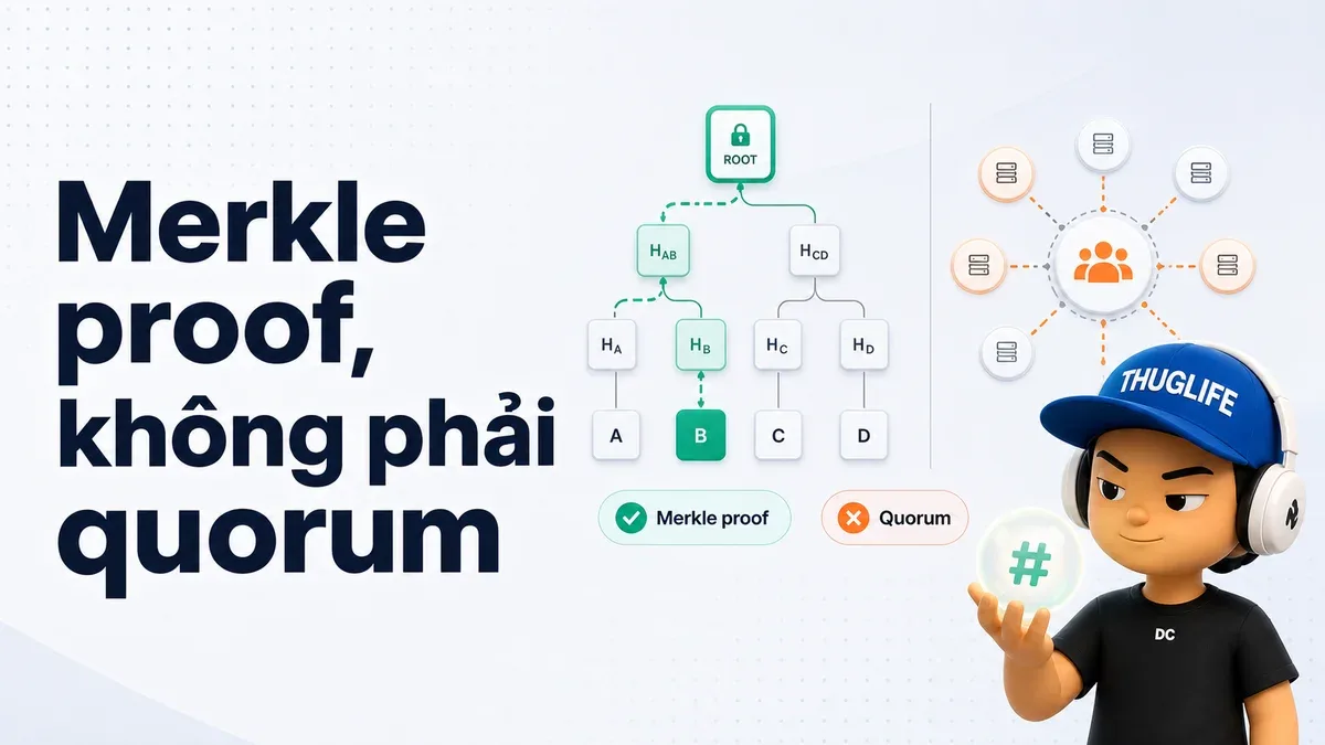 Ethereum đã có lời giải cho RPC giả mạo: Merkle proof, không phải quorum