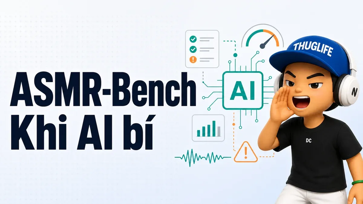 ASMR-Bench: Khi AI bí mật phá hoại nghiên cứu khoa học, và không ai bắt được