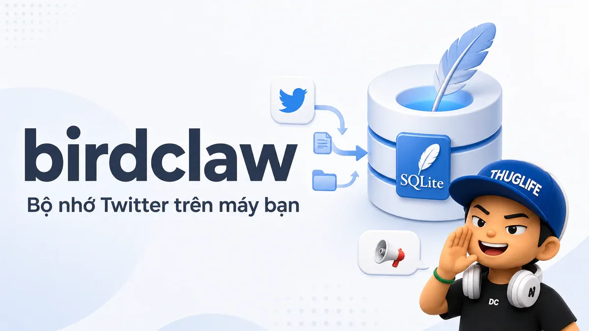 birdclaw - Workspace Twitter cục bộ, dữ liệu nằm trong tay bạn