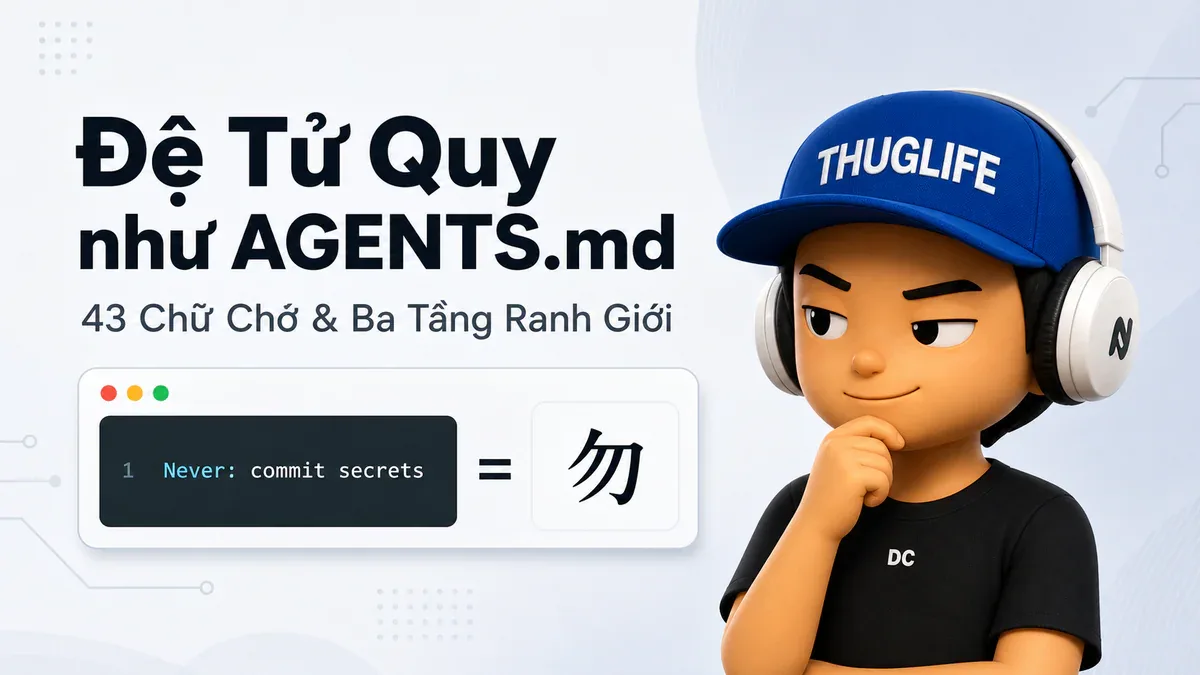 Đệ Tử Quy như AGENTS.md - P1: 43 Chữ "Đừng" và Hệ Thống Ba Tầng Ranh Giới