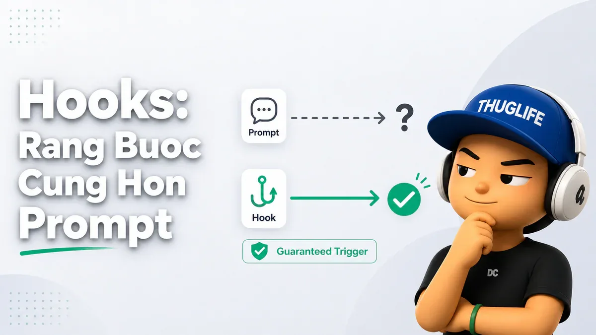 Đừng Trông Chờ AI Tự Giác: Claude Code Hooks Là Gì và Tại Sao Nó Quan Trọng