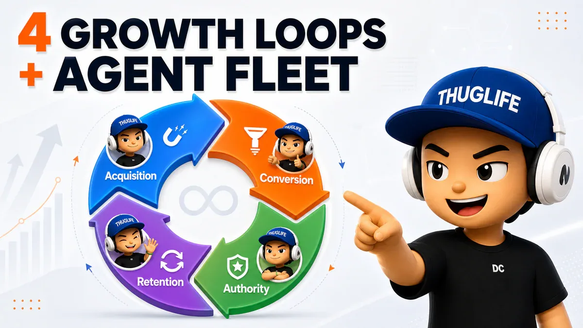 AI-Native Agency Operating Map - P2: 4 Growth Loops và Agent Fleet