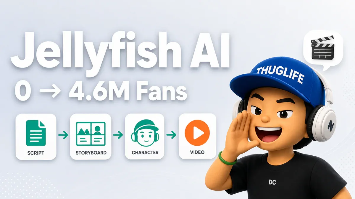 Jellyfish: Tool AI Open Source Giúp Người Thường Tăng Từ 0 Lên 4,6 Triệu Fans