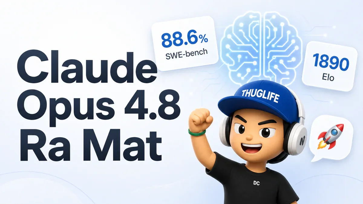 Claude Opus 4.8 Ra Mắt: Sharper Judgment, Dynamic Workflows và Fast Mode Rẻ Hơn 3x