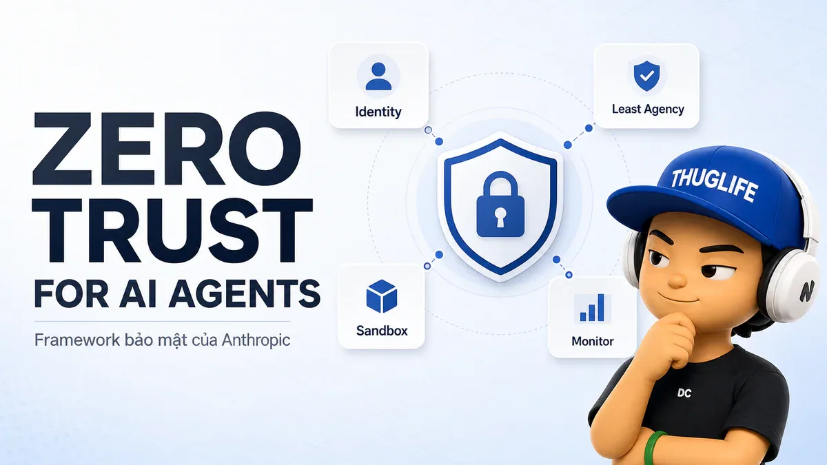 Zero Trust cho AI Agent: Framework bảo mật toàn diện từ Anthropic