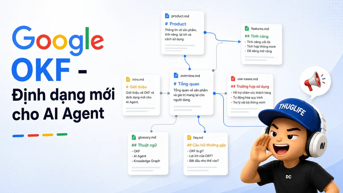 Google ra mắt OKF: Định dạng mở để AI Agent tự quản lý tri thức