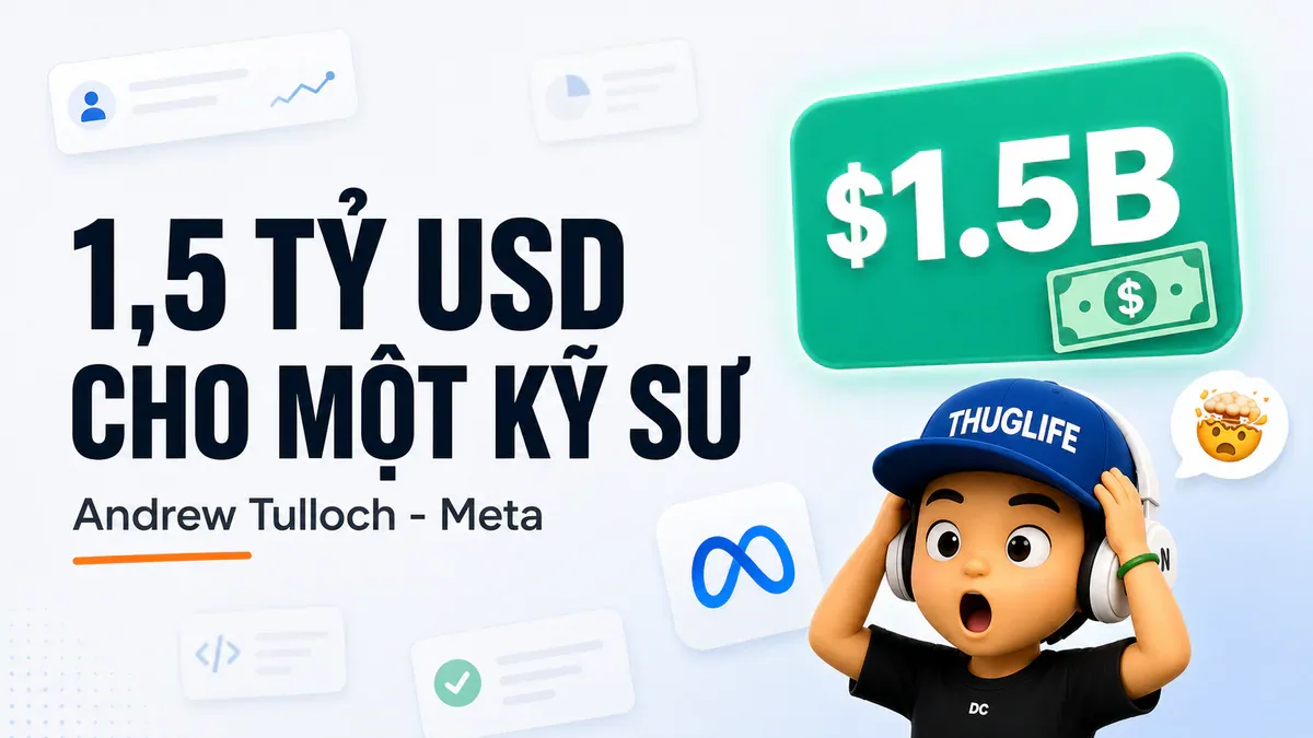 Andrew Tulloch: kỹ sư được Meta định giá 1,5 tỷ USD là ai?