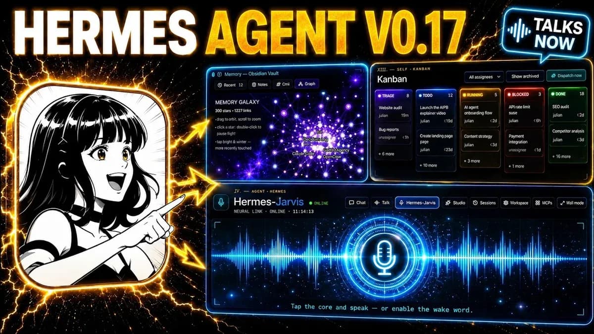 Hermes Agent 0.17: The Reach Release - AI Agent mở rộng đến mọi nền tảng