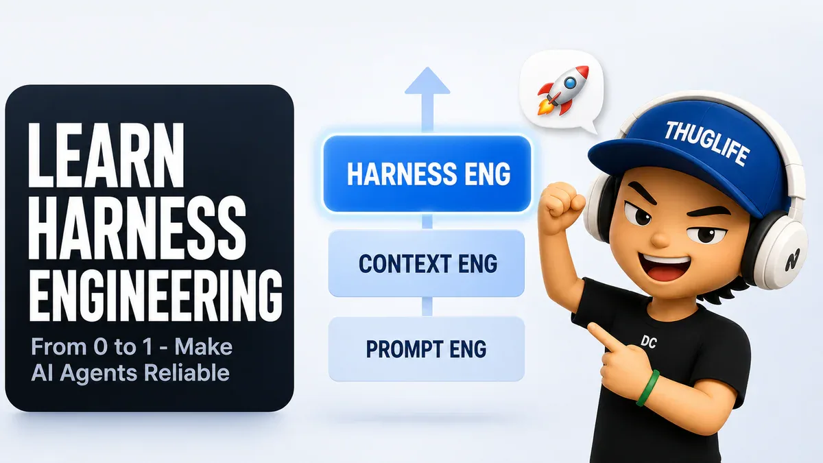 Harness Engineering - Kỹ thuật thứ ba mà mọi developer dùng AI agent cần học
