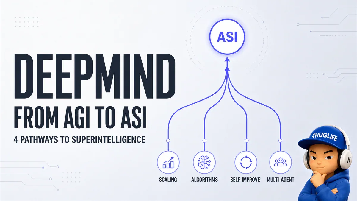 DeepMind công bố lộ trình từ AGI đến ASI: 4 con đường, vô số rủi ro