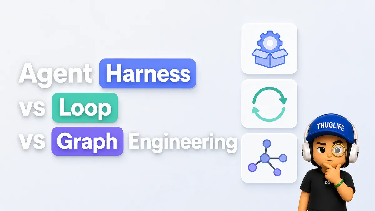 Agent Harness Engineering vs Loop Engineering vs Graph Engineering: Ba Lớp Kiến Trúc Agent AI Dễ Bị Gộp Làm Một